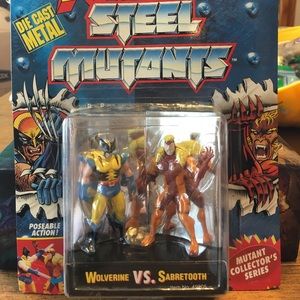X-Men Steel Mutants: Wolverine vs Sabertooth